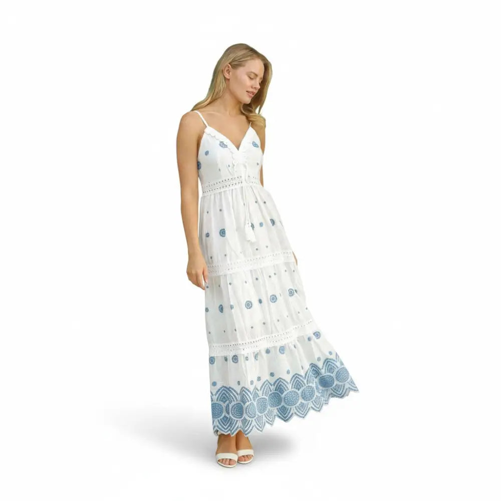 Isabella White Boho Dress Dresses