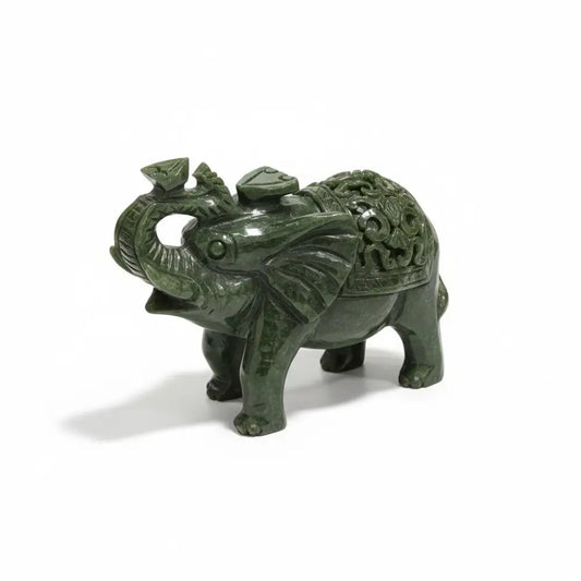 Jade Chinese Elephant crystal jade dragon
