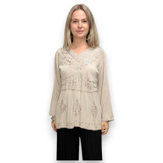 Wild Soul Embroidered Blouse