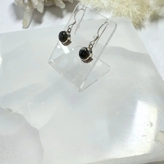 Labradorite Filagree Silver Earrings Earrings
