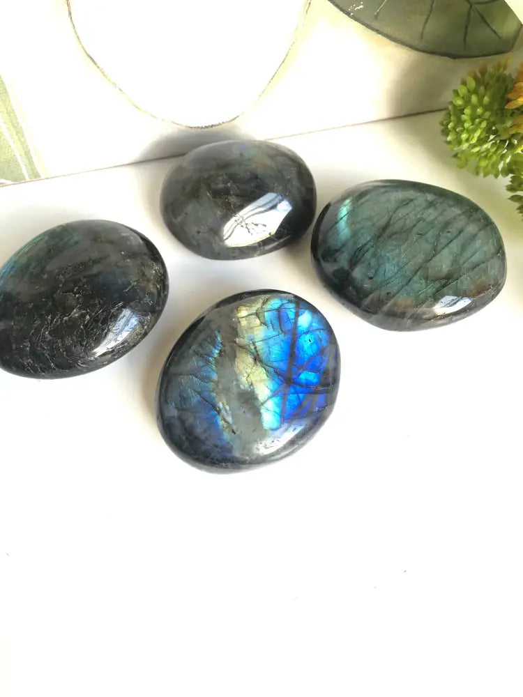 Labradorite Palmstones $36.00