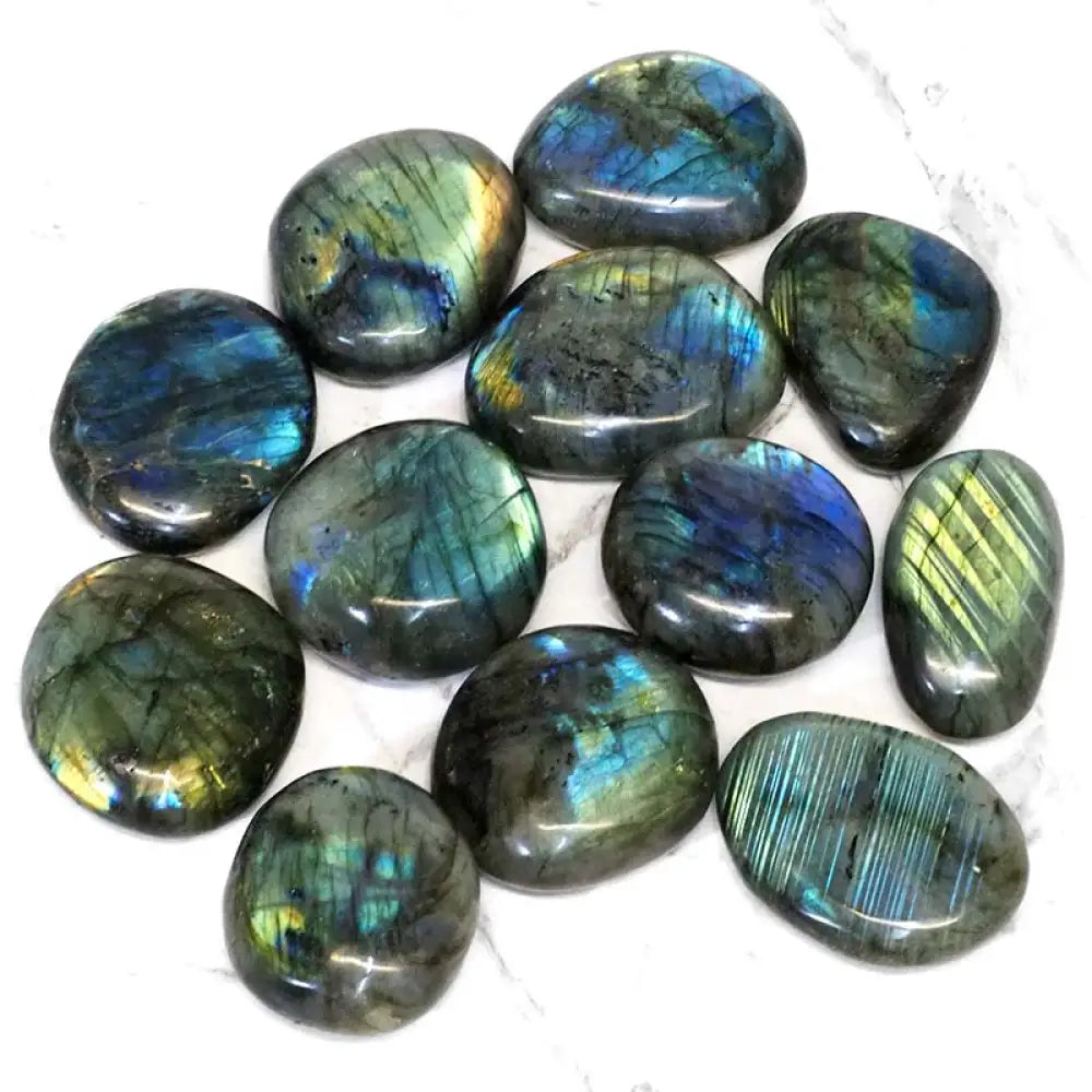Labradorite Palmstones $36.00