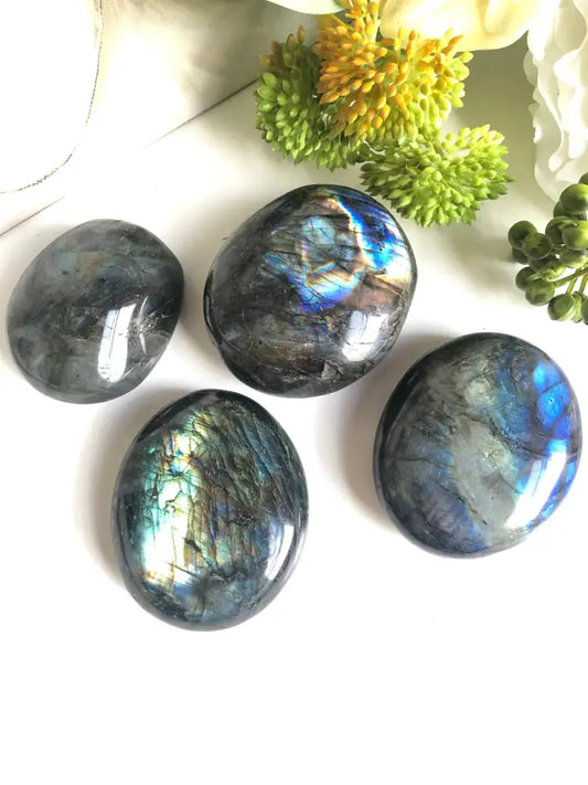 Labradorite Palmstones $36.00