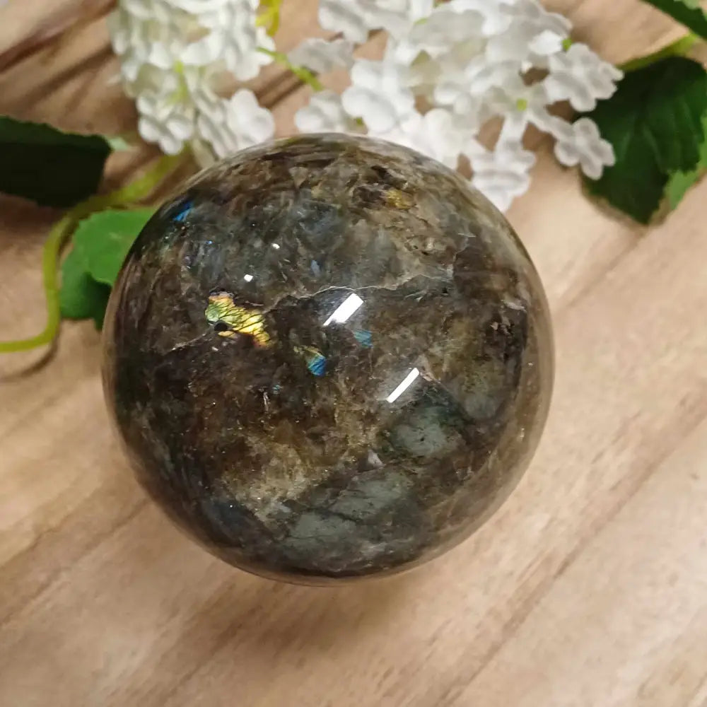 Labradorite Sphere 001 Crystal sphere