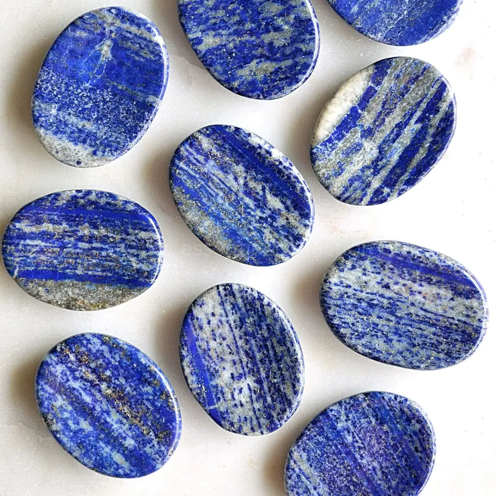Lapis Lazuli Crystal Worry Stones
