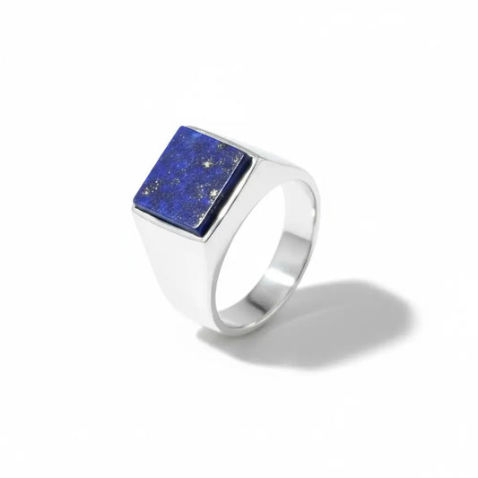 Lapis Lazuli Men’s Ring in Silver Rings