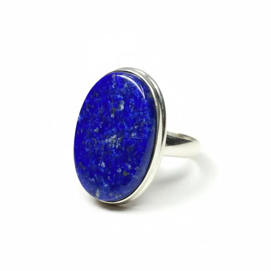 Lapis Lazuli Oval Silver Ring Ring