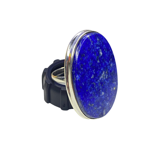 Lapis Lazuli Oval Silver Ring