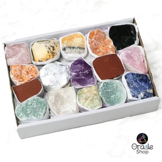 LARGE Crystal Roughs ~ GIFT BOX ~ Brazilian Mixed Crystals Crystal Rough