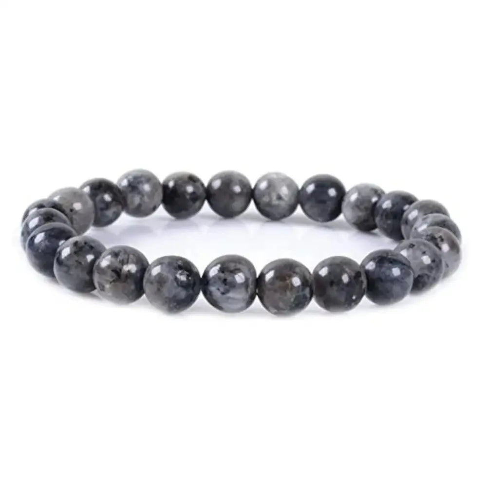 Larvikite Bead Bracelet bracelet