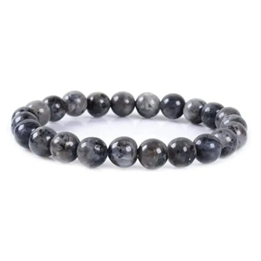 Larvikite Bead Bracelet bracelet