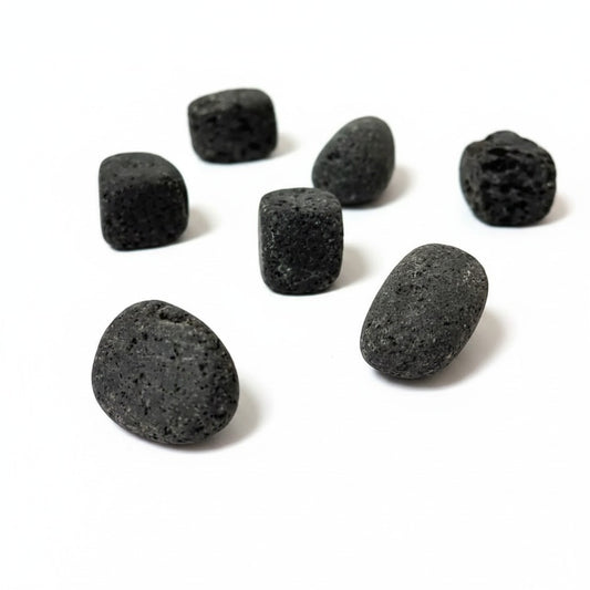Lava Stone Tumbled Crystal ~ Absorbs Anger & Supports New Beginnings