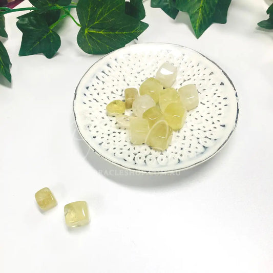 Lemon Quartz Tumble ~ Boosts Study & Memory Retention Medium Crystal tumble