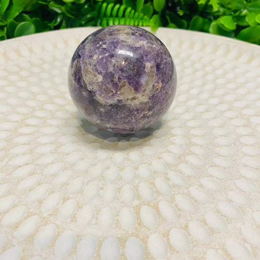 Lepidolite Crystal Sphere 005 freeform crystal