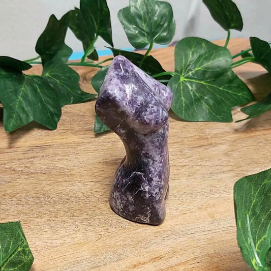 Lepidolite Goddess Figure 021 crystal goddess