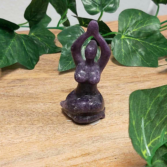 Lepidolite Goddess Yoga Pose 022