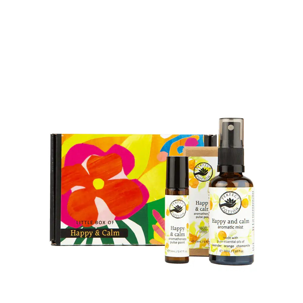 Little Box of Happy & Calm - Essential Oil Pack Essential Oils
