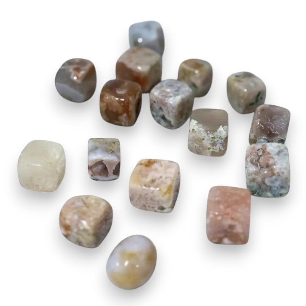 Cherry Blossom Agate Tumble ~ Boosts Transformation & Personal Growth
