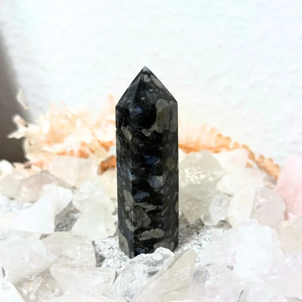 Llanite with Matrix Generators Towers 2 Crystal Individual points