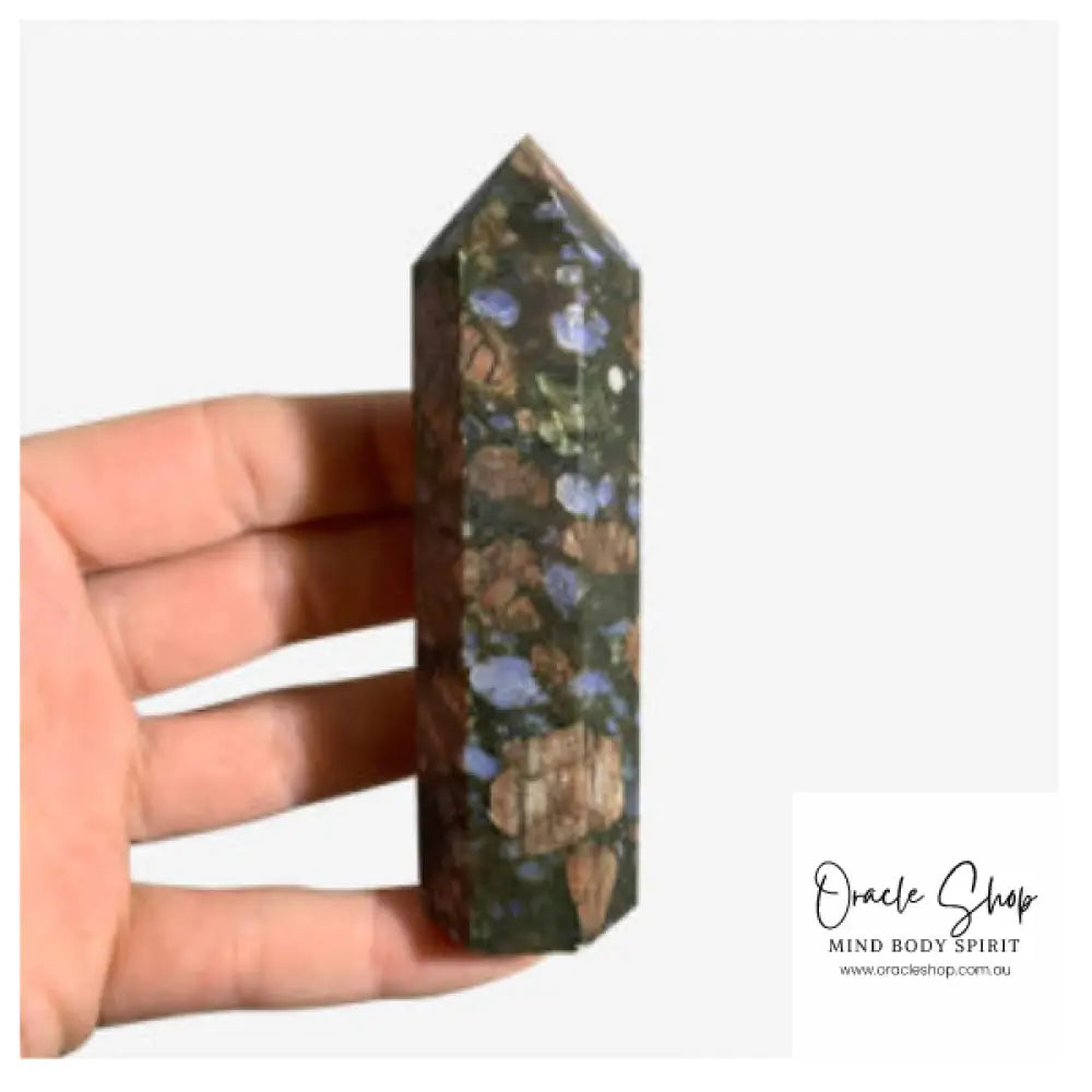 Llanite with Matrix Generators Towers Crystal Individual points