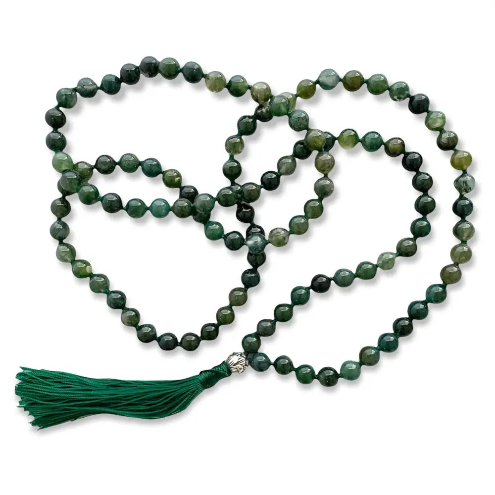 Mala Prayer Bead Crystal Necklace 108 Beads Necklace