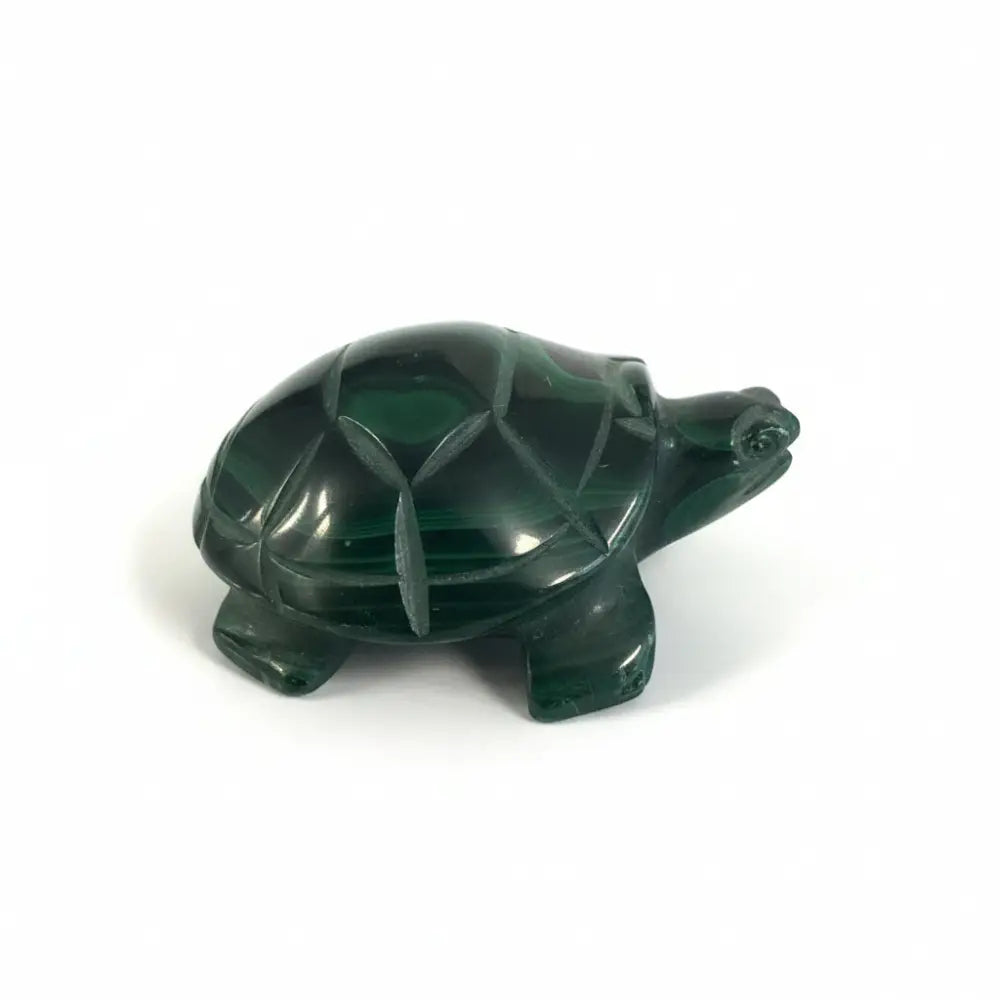 Malachite Crystal Turtle crystal carving