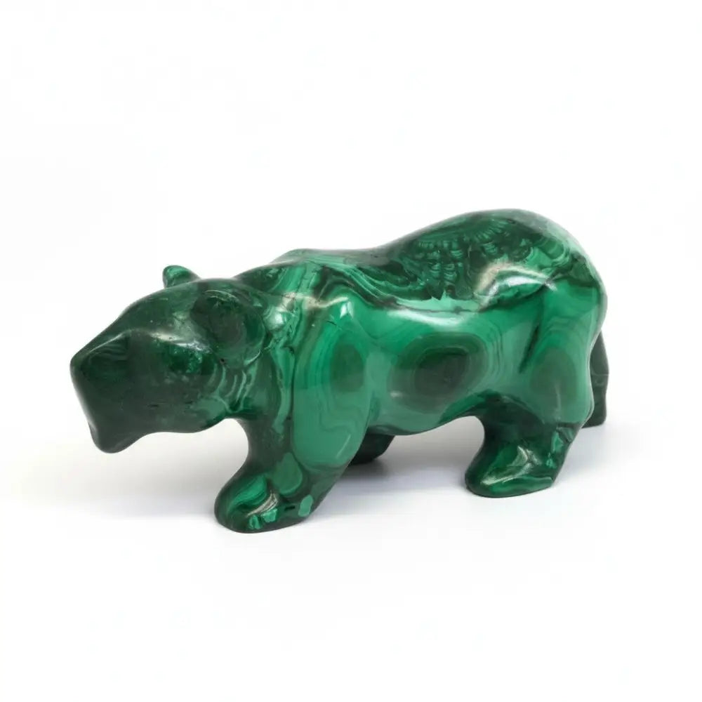 Malachite Lioness Crystal