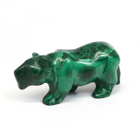 Malachite Lioness Crystal