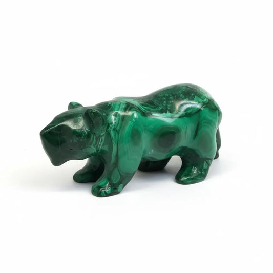 Malachite Lioness Crystal