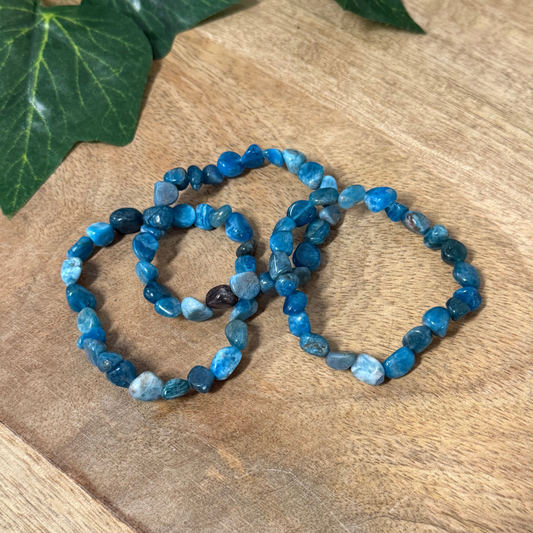 Apatite Nugget Bracelet