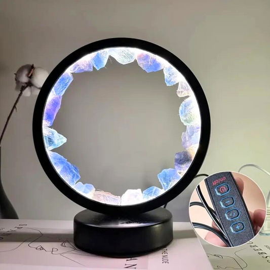 Fluorite Natural LED Lamp