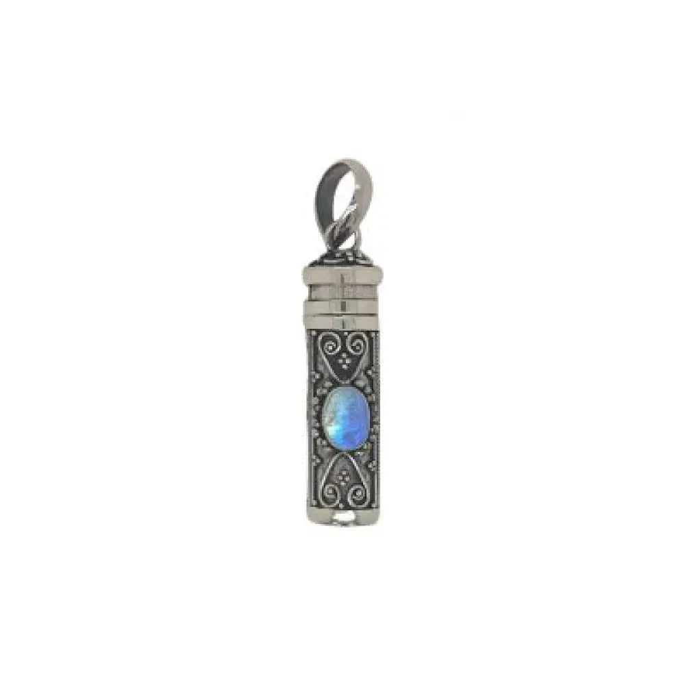 Moonstone & Silver Keepsake Pen keepsake pendant