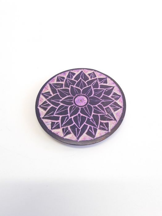 Chakra Incense Holder/Offering Soapstone Plate