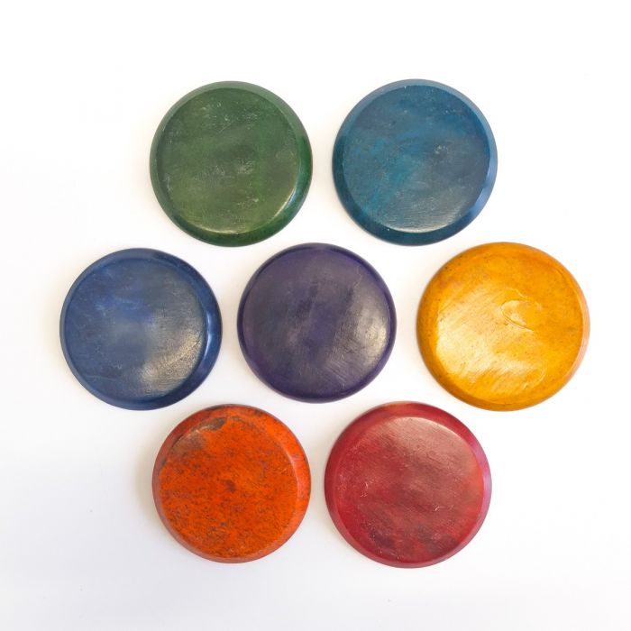 Chakra Incense Holder/Offering Soapstone Plate