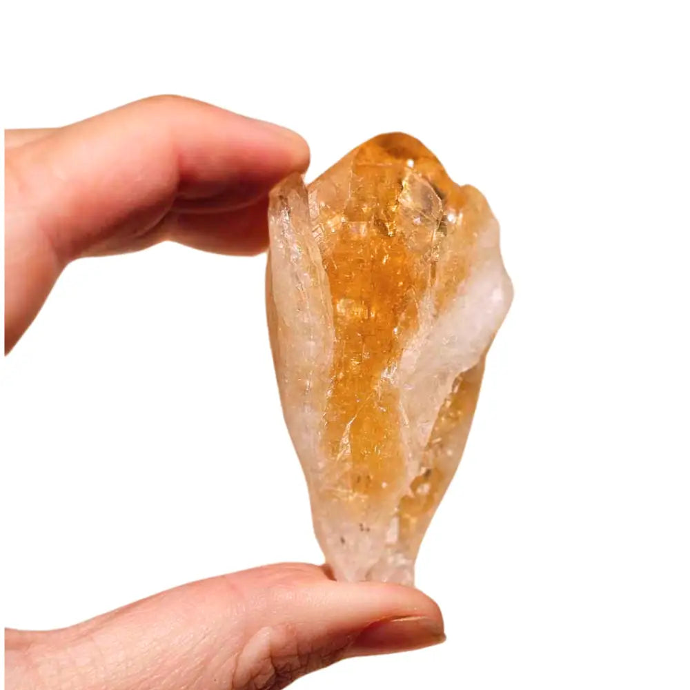 Natural Citrine Points with Inclusions - AAA+ Grade Crystal