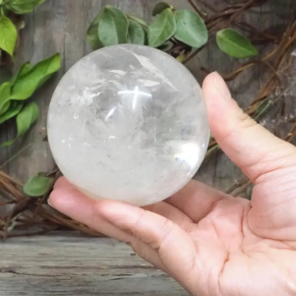 Natural Clear Quartz Crystal Sphere Sphere