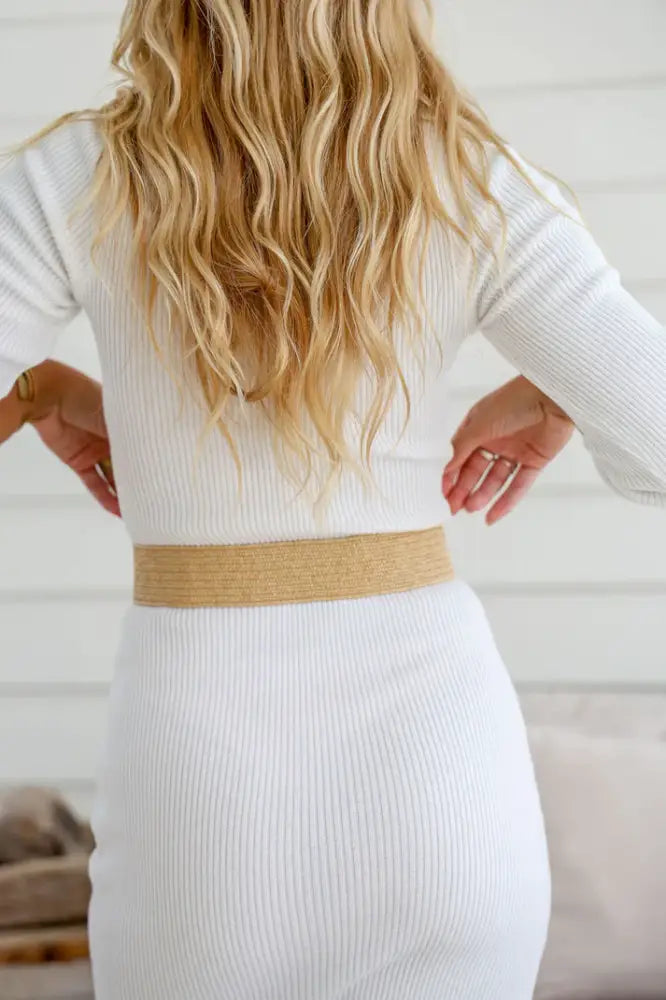 Natural Straw Belt Belt