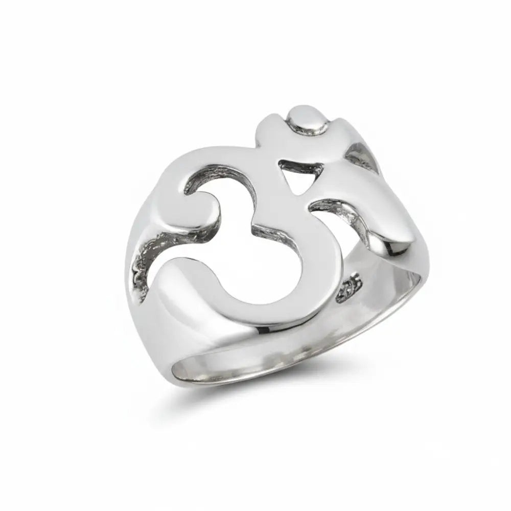 Om Silver Ring Ring