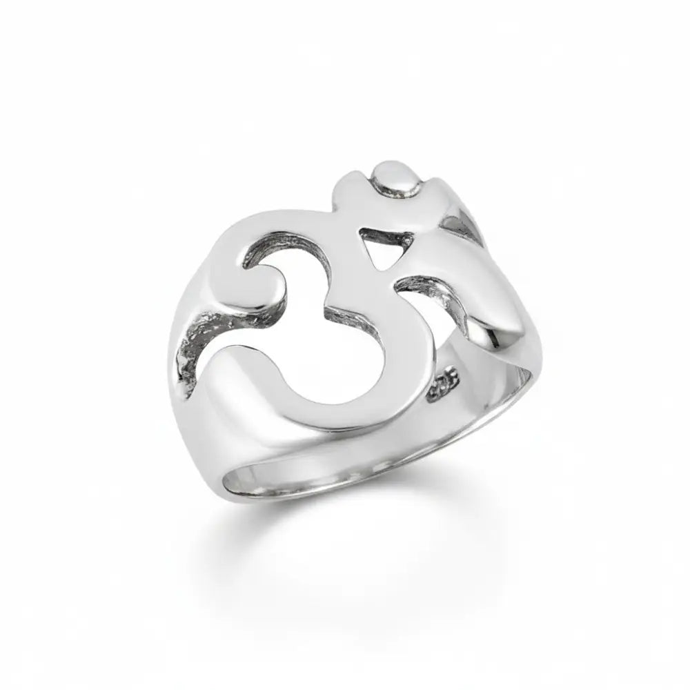 Om Silver Ring Ring