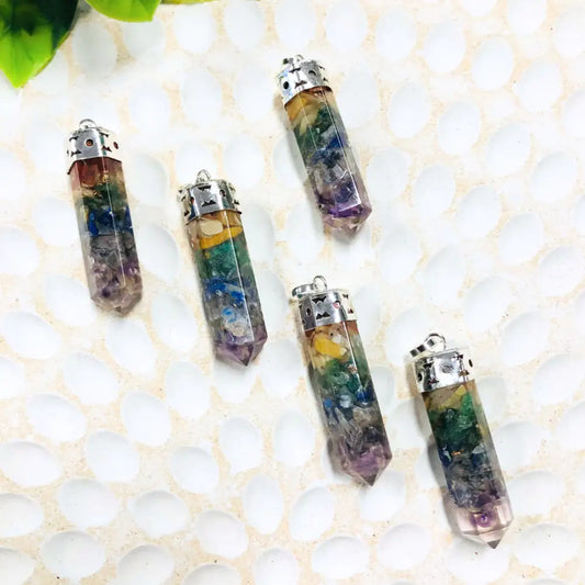 Organite Chakra Pendant in Silver