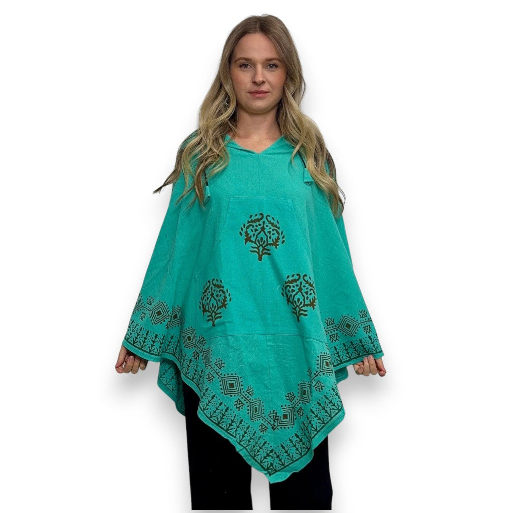 Aura Soul Hemp Triangle Poncho