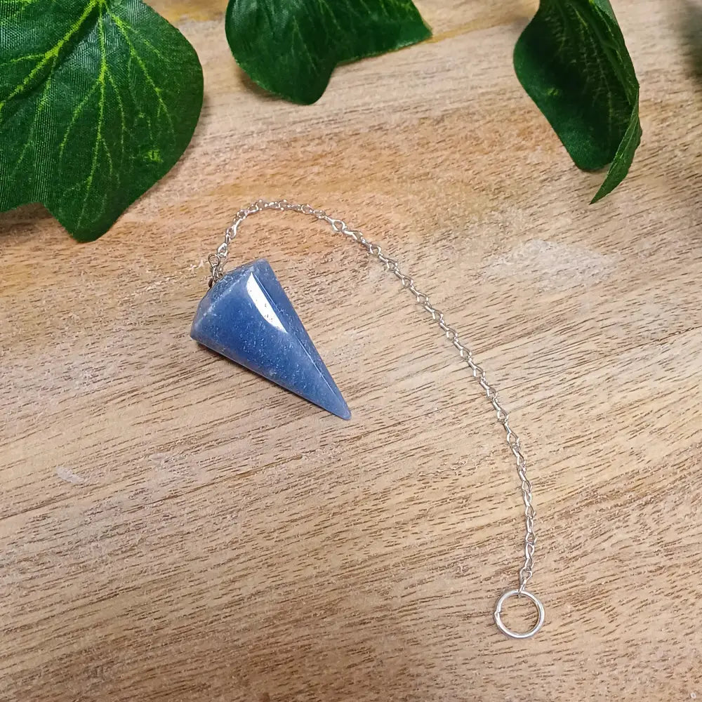 Pendulums - Large Crystal Blue Quartz Pendulum