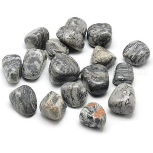 Picasso Jasper tumble ~ Work Life Balance & See Oportunities Crystal tumble
