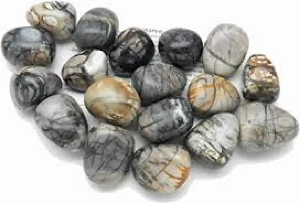 Picasso Jasper tumble ~ Work Life Balance & See Oportunities Crystal tumble