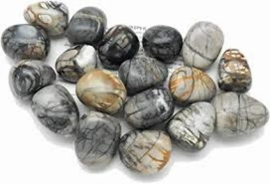Picasso Jasper tumble ~ Work Life Balance & See Oportunities Crystal tumble