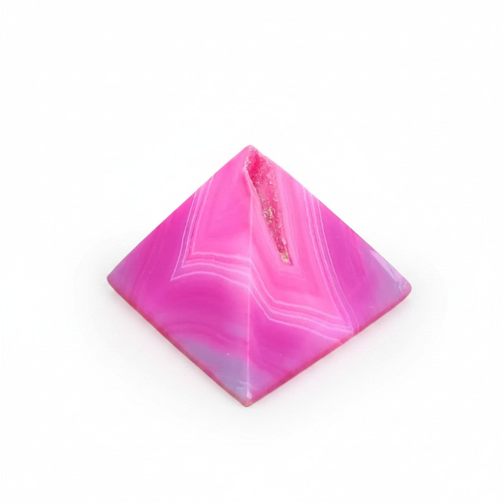 Pink Agate Pyramids 001