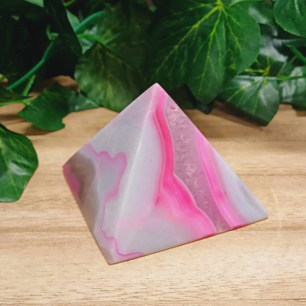 Pink Agate Pyramids 002 pyramid