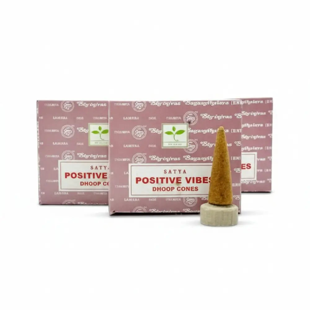 Positive Vibes Cones - Satya incense cone