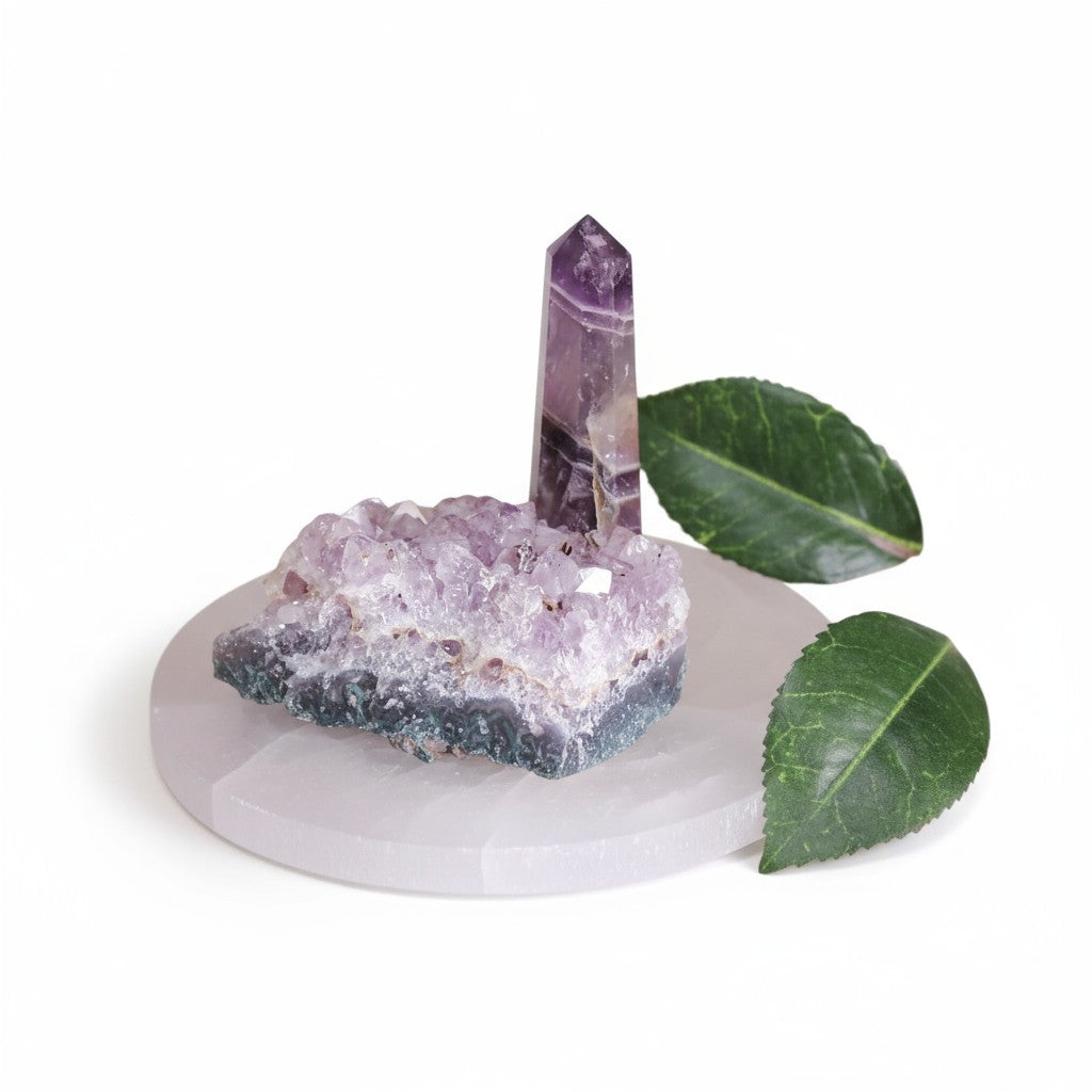 Selenite Charging Plate Large 15cm Diameter