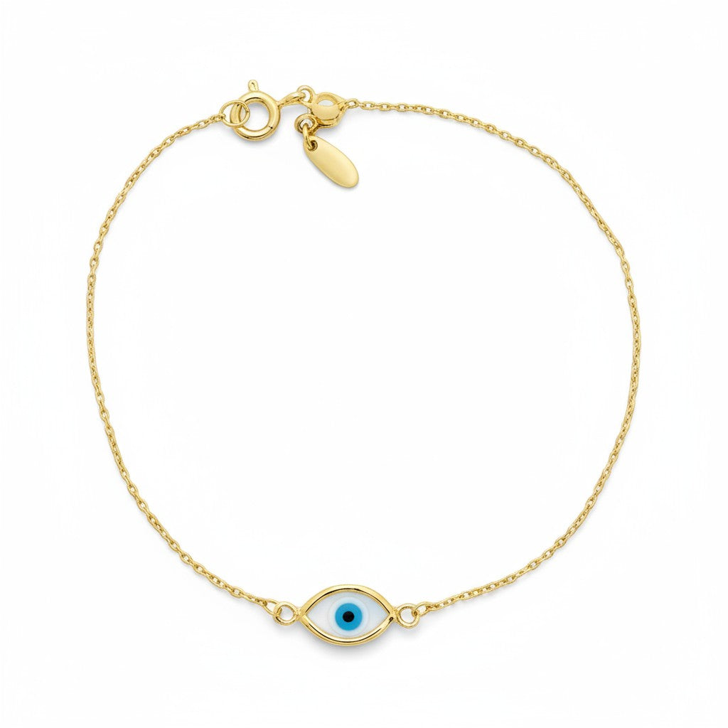Eye of Horus Yellow Gold Plated Bracelet